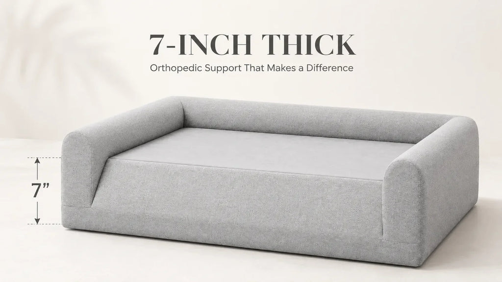 How Thick Should an Orthopedic Dog Bed Be